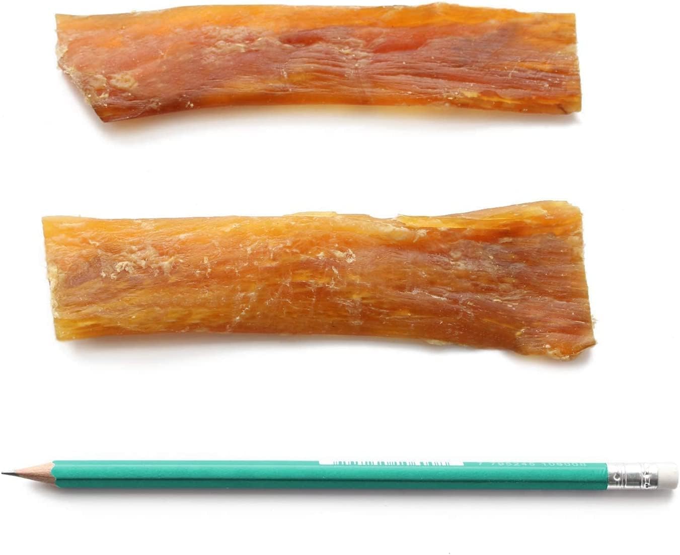 Beef Tendon Chews for Dogs, 100% Natural Farm Raised Grass Fed Dog Treats, Long Lasting Dental Chews with Glucosamine for Healthy Joints & Hips (Backstrap: 10 Count)