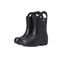 Crocs Handle It Rain Boot K, Stivali Unisex – Bambini e Ragazzi, Nero, 28, 29 EU