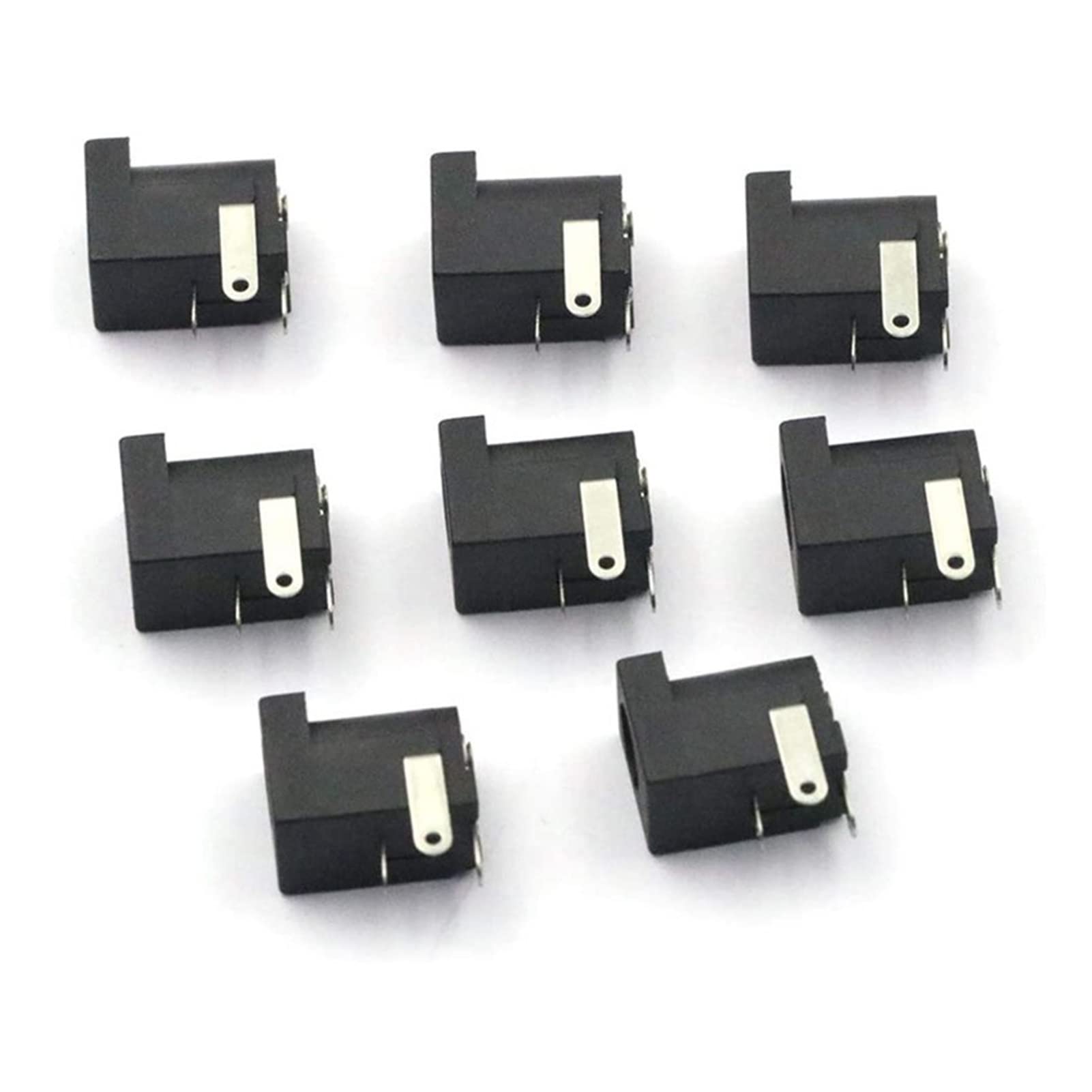 Connecteurs CC 5,5 x 2,1 mm DC-005 à angle droit pour montage PCB de circuits électroniques x40