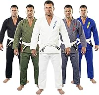 POZTEV BJJ Gi for Men & Women - Lightweight Preshrunk 100% Cotton Brazilian Jiu Jitsu Kimono with Ripstop Pants