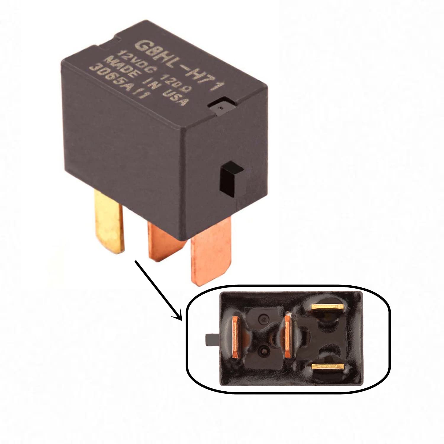 2pcs G8HLH71 39794SDAA03 39794SDAA05 Compressor AC Starter Relay Automotive