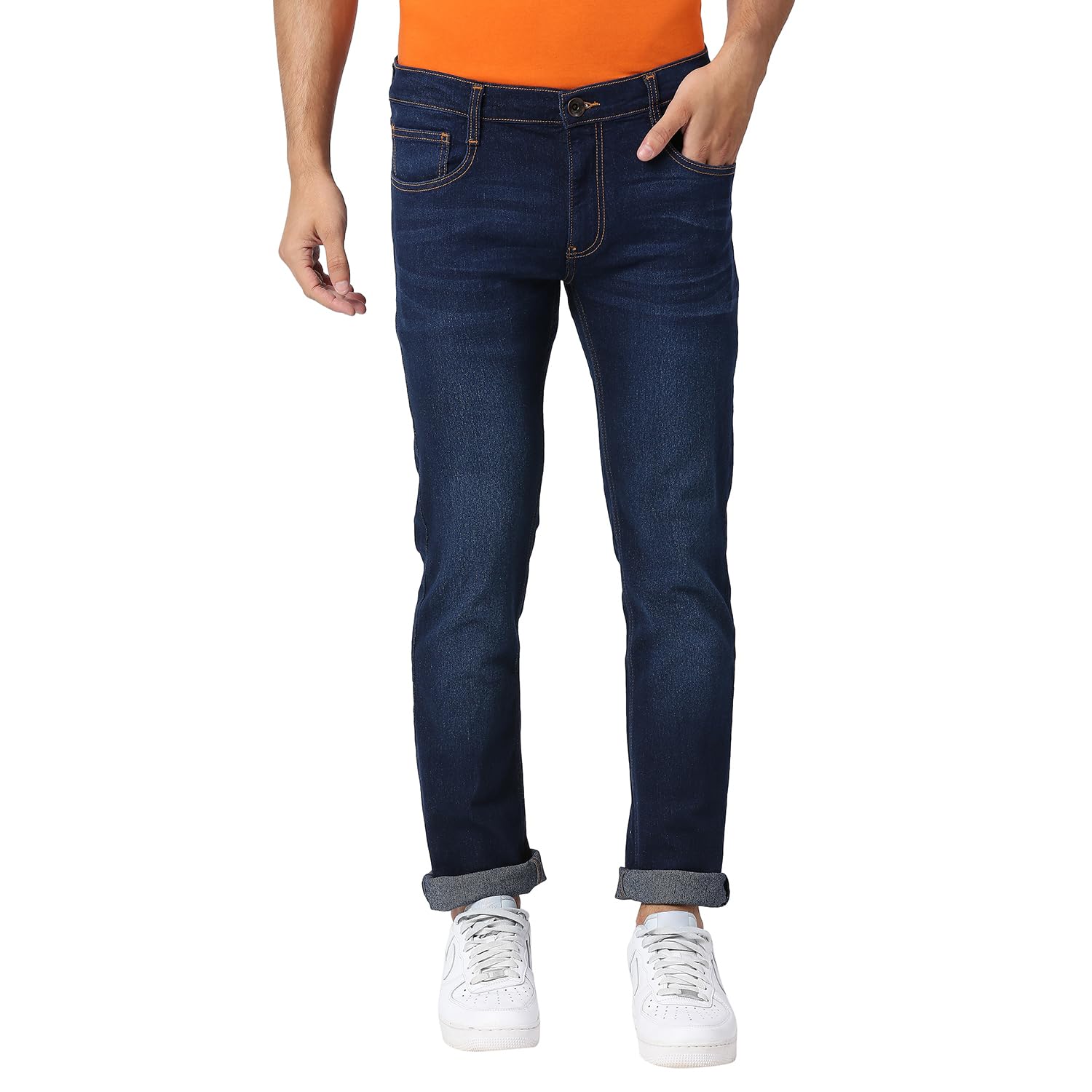 Men's Mid Rise Slim Jeans-image-27