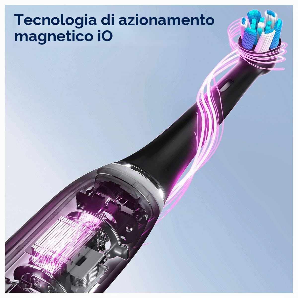 Oral-B iO - 9S Spazzolino Elettrico Ricaricabile Nero con Tecnologia Magnetica
