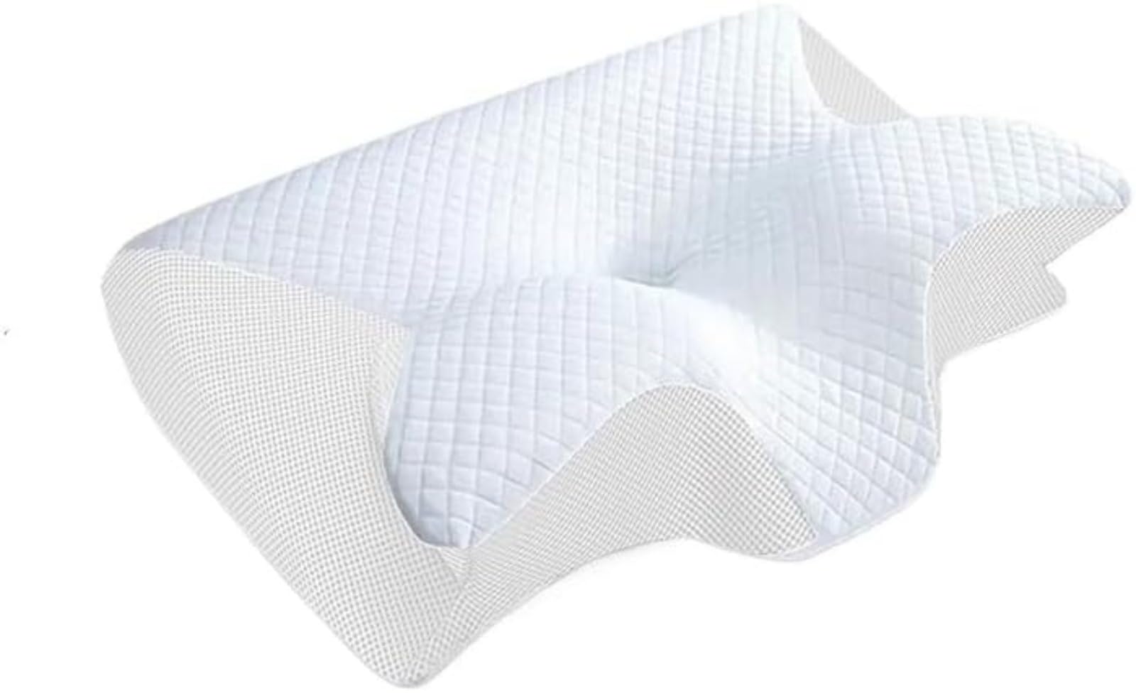 Almohada antirronquidos y apnea del sueño - Soporte cervical ortopédico de espuma viscoelástica transpirable para todas las posiciones de sueño para adultos