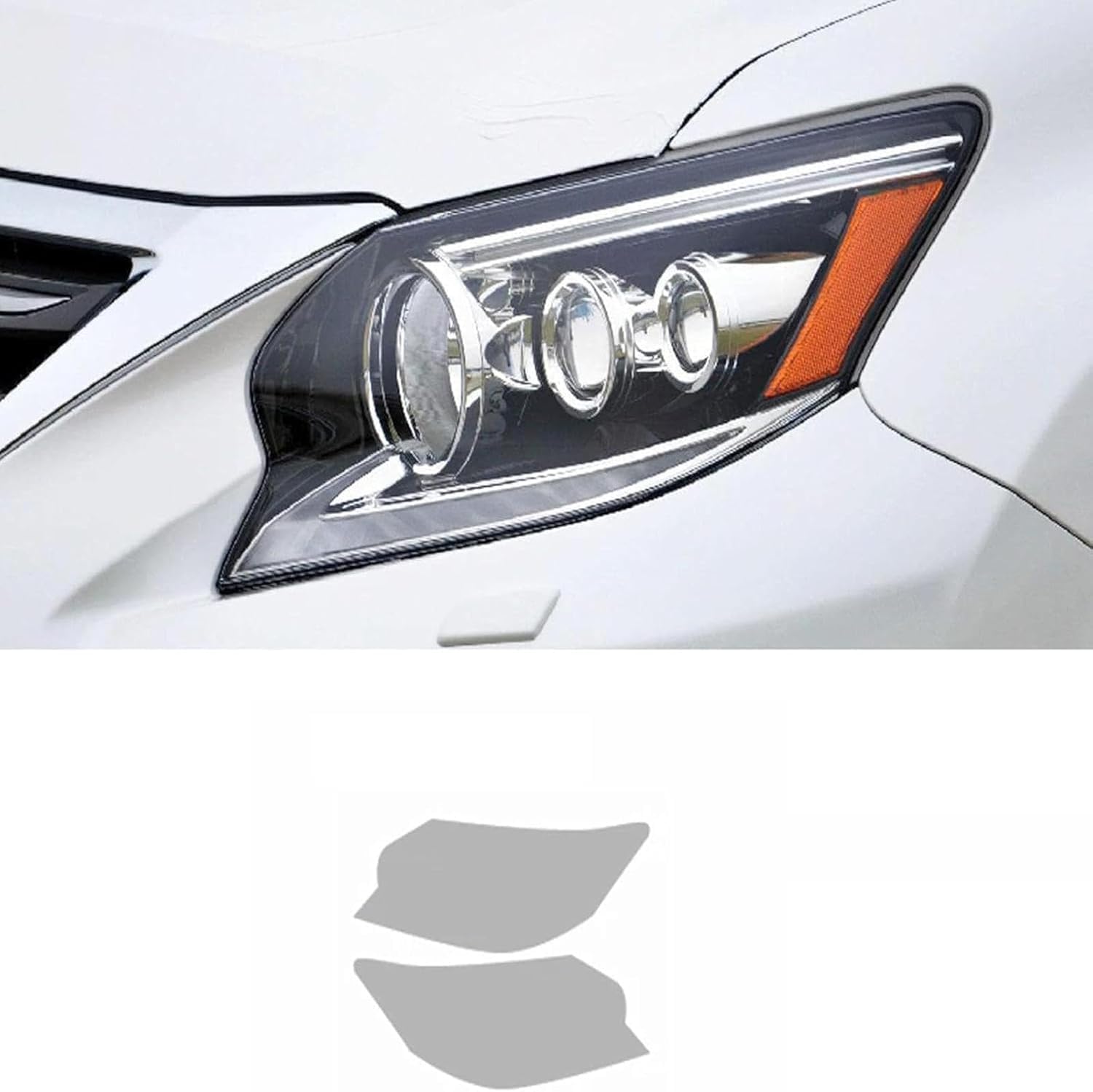 Samlng Transparent Car Front Light Film For Lexus Gx Gx460 2014-2020 Car Headlight Anti Scratch Protection Film Tpu Sticker