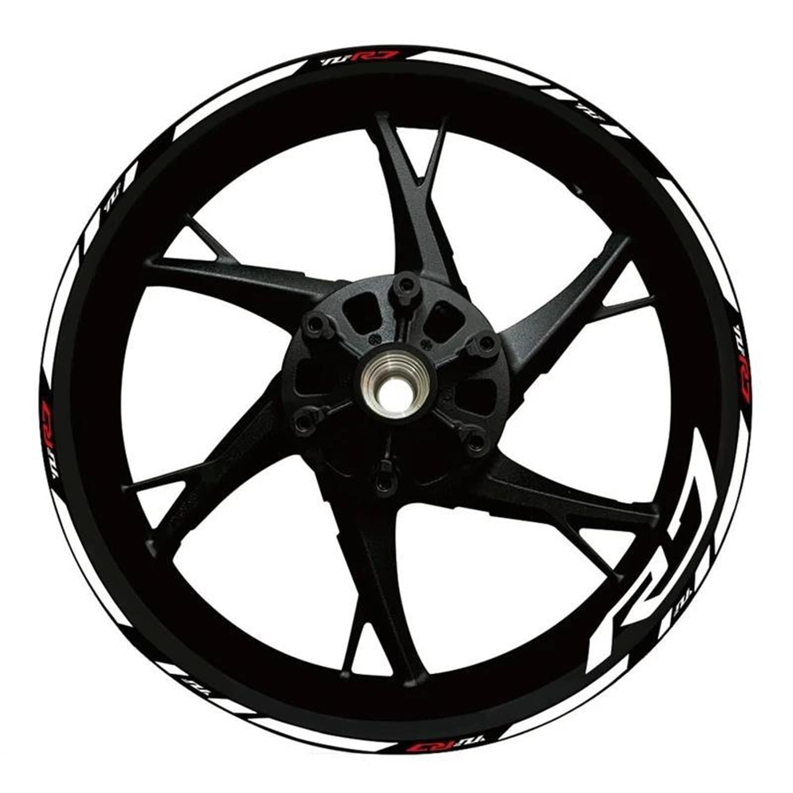 Stickers Motorcycle Accessories Wheel Stickers Reflective Decals Rims for Yamaha YZFR7 YZF R7(Style 11)