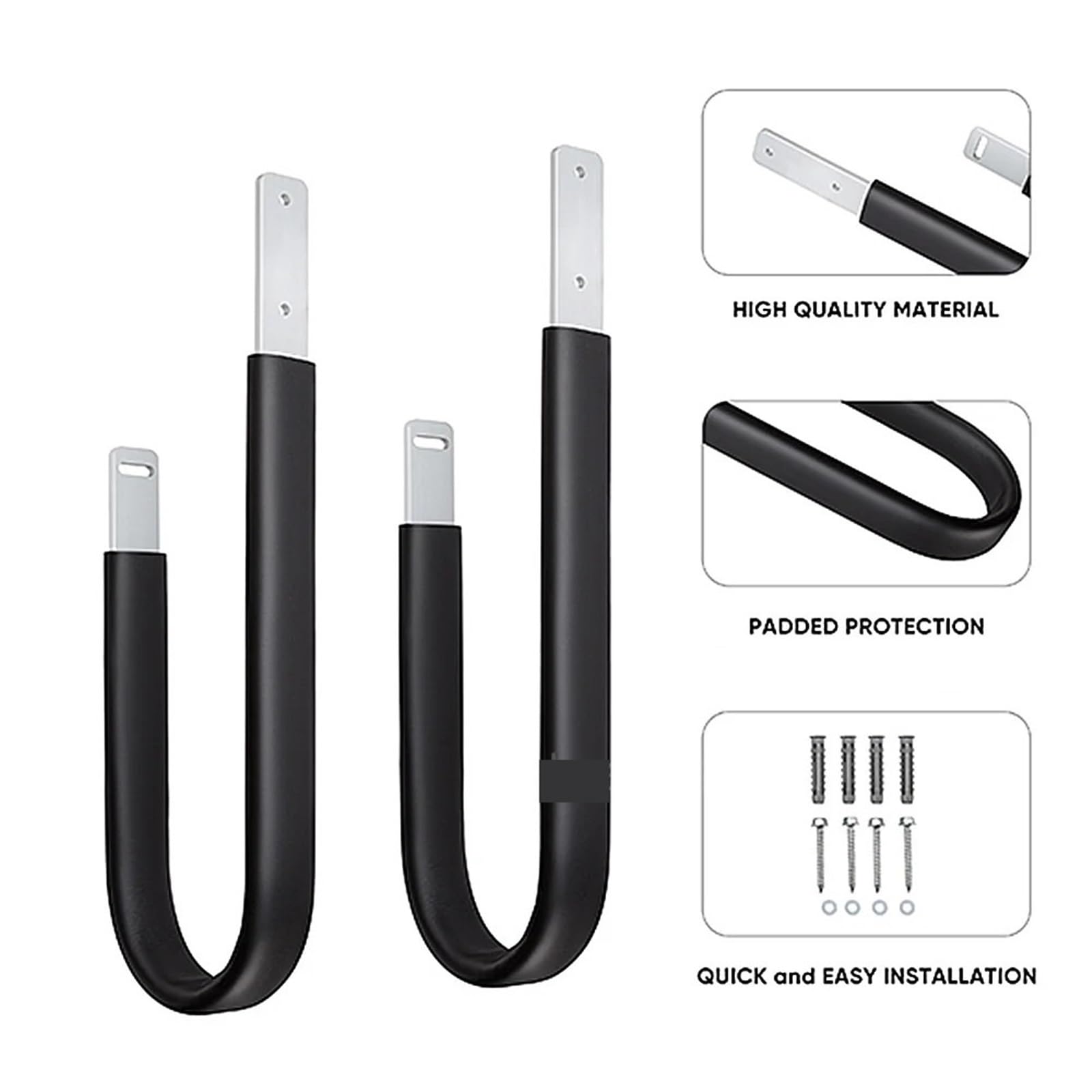 Fahrrad Surfbrett Träger 2X Surfbrett Wand Rack Kiteboard Halter Universal Heavy Duty Wand Cradle for Skimboard Paddle Board Wakeboard Longboard Unterstützung Surf Rack