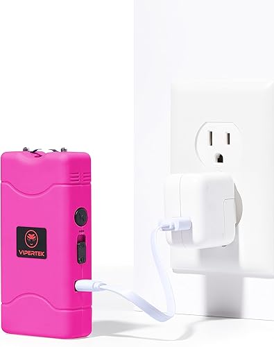 Miniatura 7 de VIPERTEK VTS-880 Mini pistola aturdidora para autodefensa recargable con linterna LED