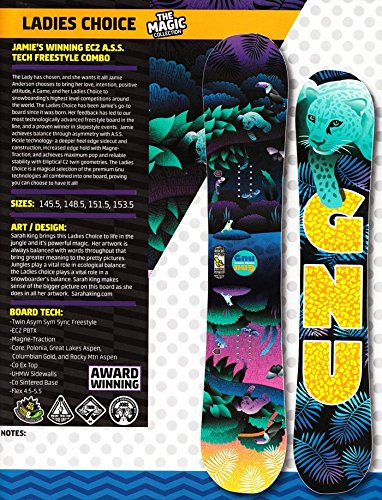 スノーボード GNU LADIES CHOICE 148.5 Amazon | 2015□GNU グヌー LADIES CHOICE EC2 PBTX 148.5□JAMIE