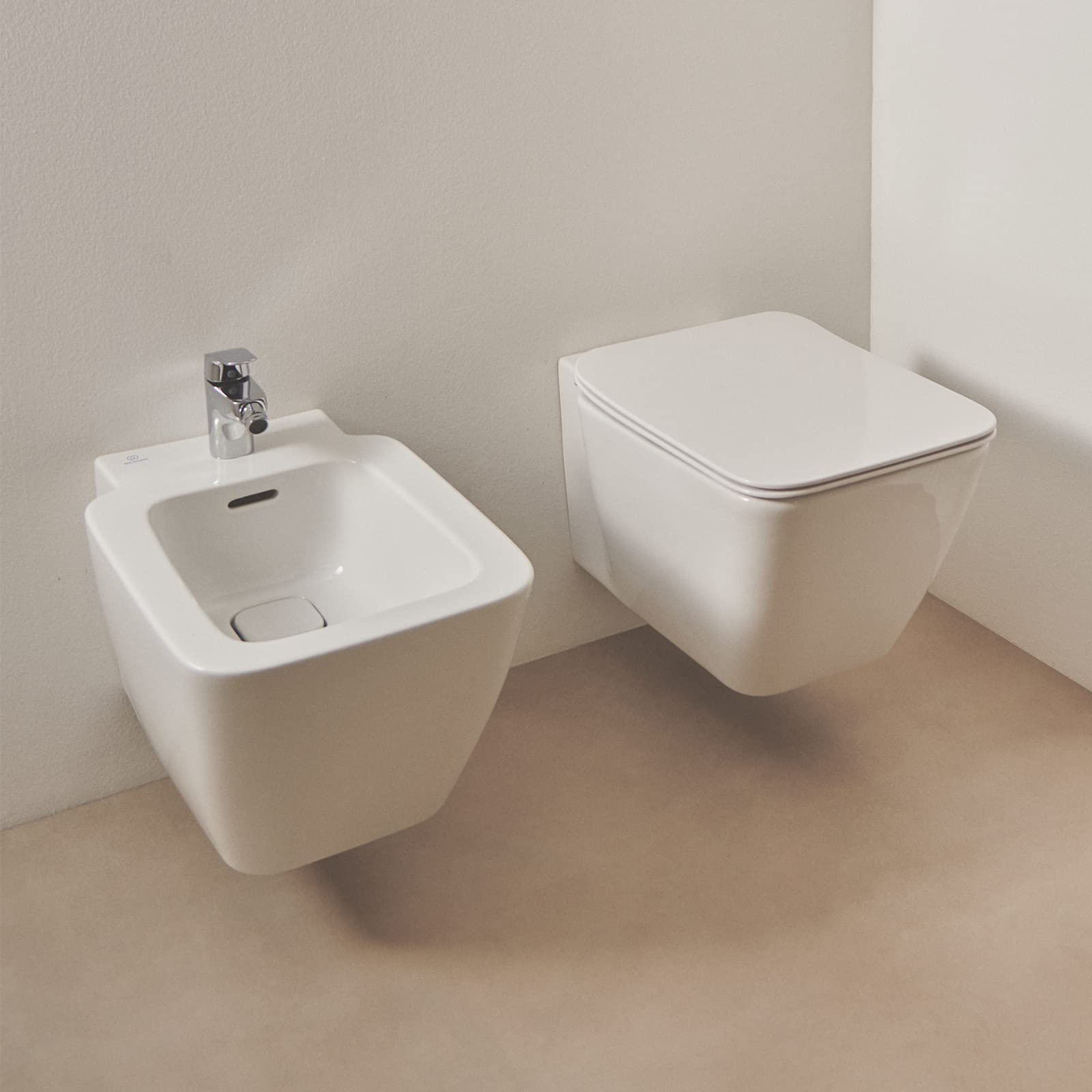 Ideal Standard Ceraflex - Miscelatore Monocomando Bidet con bocca di erogazione fissa; Cromato