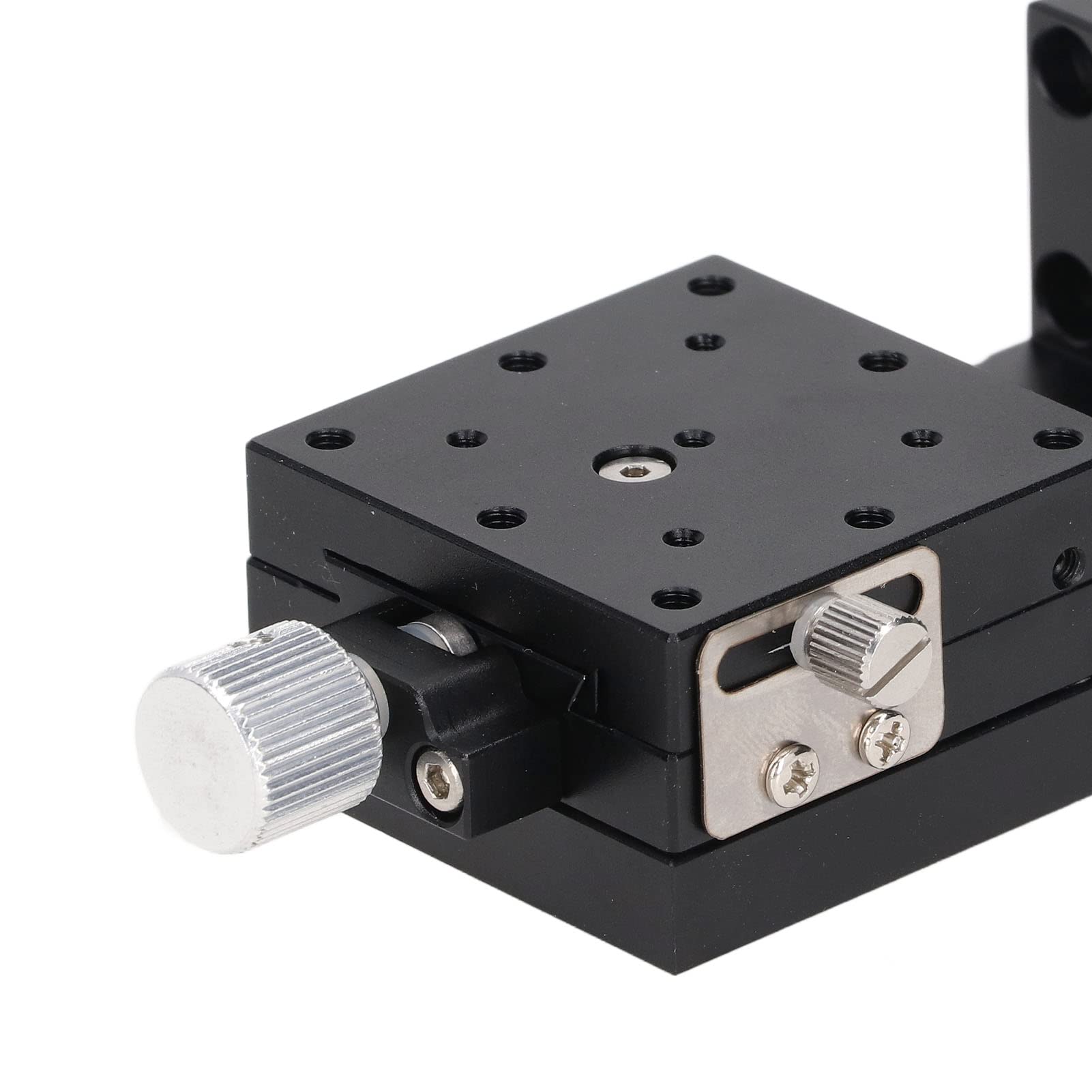 Z-Lineartisch, Hochpräziser Z-Achsen-Lineartisch mit Manueller Skalenknopfsteuerung für Optische Instrumente und Lineare Rollenlager (40X40mm)