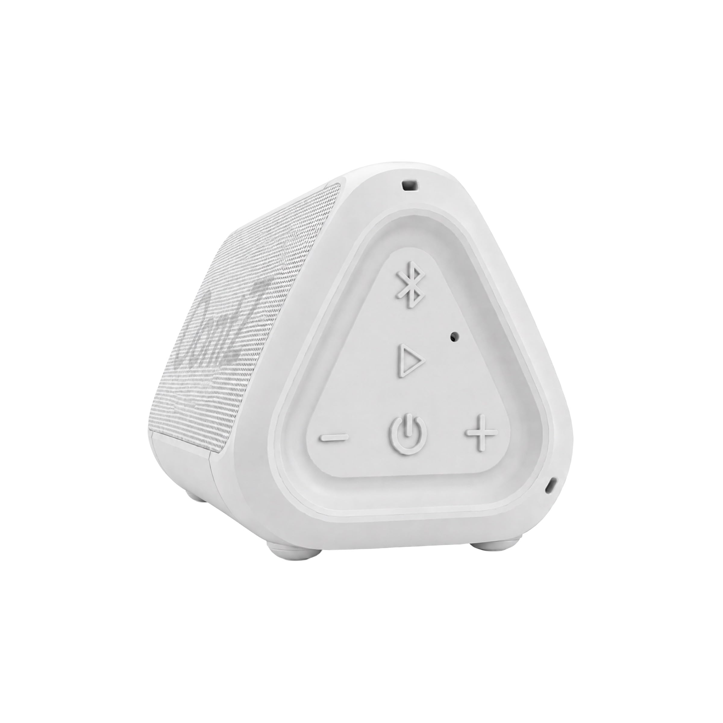 OontZ Angle Solo Compact Bluetooth Speaker, 14-Hour Playtime, White