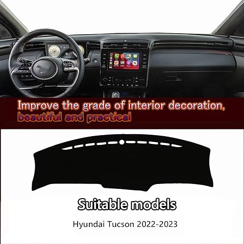 Miniatura 2 de Great-luck Tapete para cubierta de salpicadero, accesorios interiores personalizados, reduce el deslumbramiento, elimina las grietas para Tucson