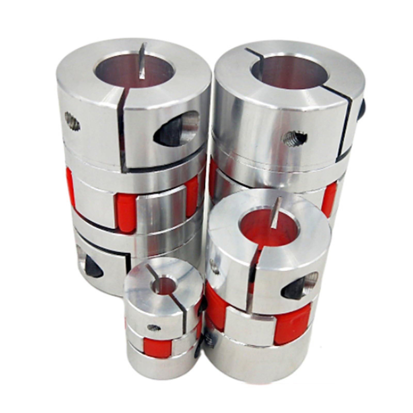 1 pz 12mm/14mm/15mm/16mm/17mm/18mm/19mm/20mm/22mm CNC Flessibile Plum Spider Giunto for Albero Accoppiatore Servo Motore Manicotto del Connettore D40L50(12mm-15mm)
