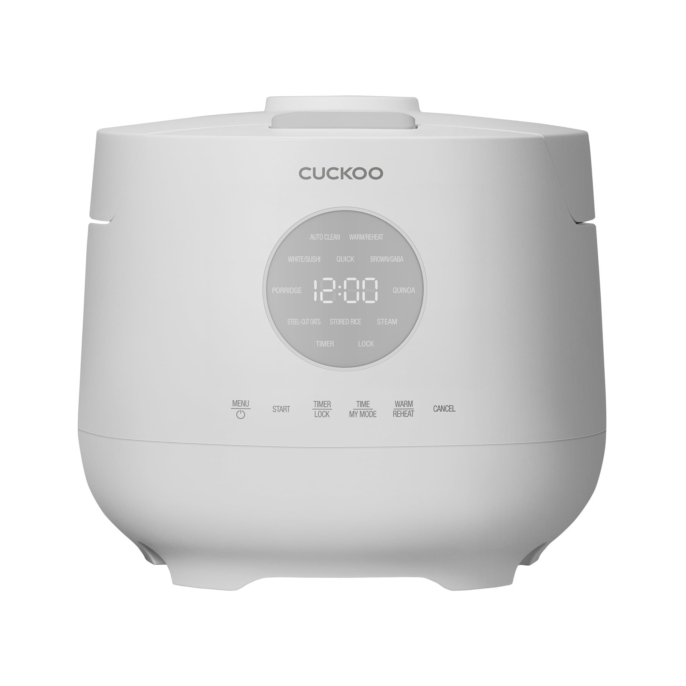 CUCKOO CR-0661F 6-Cup (Uncooked) / 12-Cup (Cooked) Micom Rice Cooker & Warmer with Nonstick Inner Pot, 7 Menu Options, Fuzzy Logic Tech, Auto Clean (White)