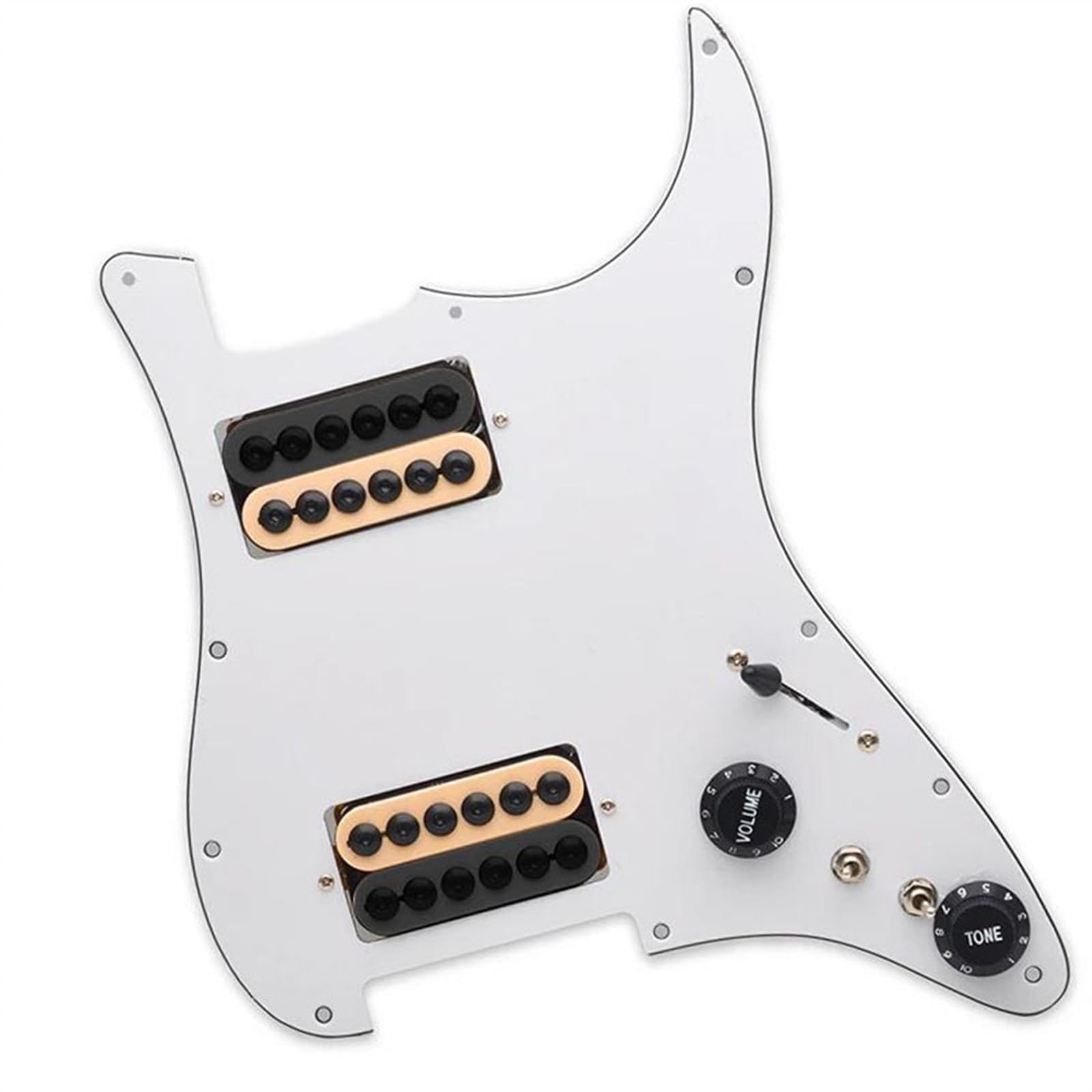 pickup per battipenna pre-cablato Battipenna Per Chitarra HH Precablato Caricato Con Due Humbucker Battipenna Per Chitarra Elettrica(3/4)