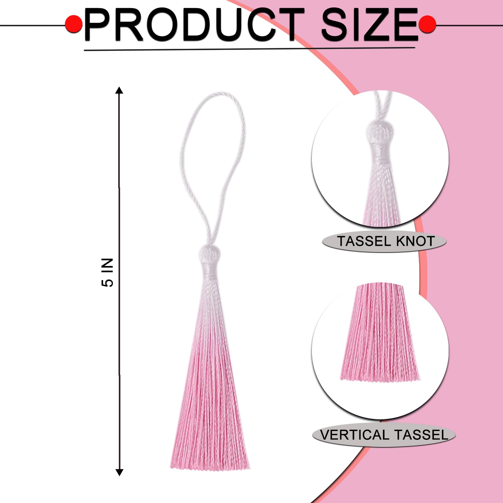 10 Nappe Di Seta Fatte A Mano Con Perle Di Vetro - Lunghezza 15 Cm, 28 Colori Disponibili, Per Fai Da Te, Gioielli, Decorazioni (rosso Vinaccia) - 5