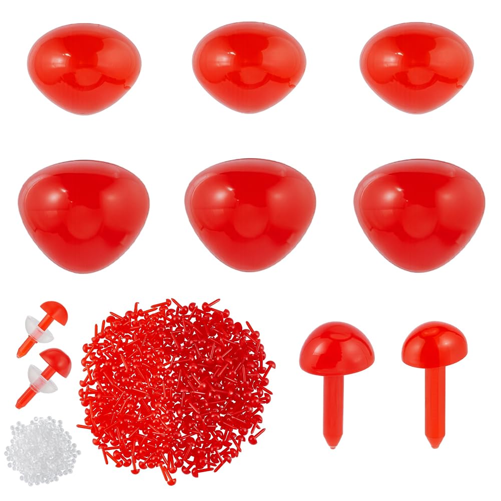 PH PandaHall 400pcs Red Safety Nose