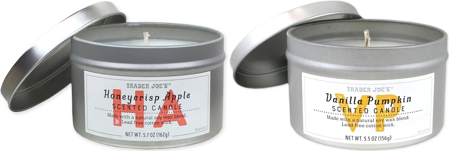 Trader Joe's Honeycrisp Apple and Vanilla Pumpkin Scented