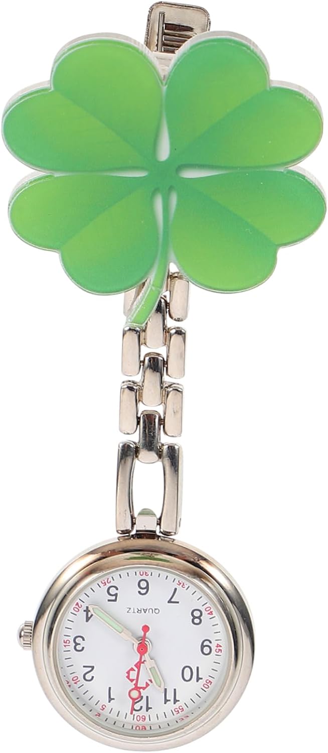 SAFIGLE 1Pc Cartoon Nurse Pocket Watch Cute Hanging Watch for Students Designs Easy to Read Dial for Nurses and Portable and Stylish Design