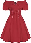 SCARLET DARKNESS Womens Mini Dress Off Shoulder Corset Dresses
