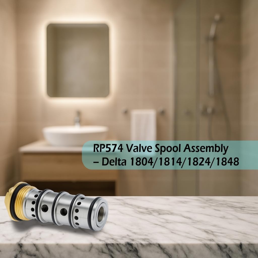 ALITZ RP574 Pressure Balance Shower Valve Cartridge – Replacement Part for Delta® Tub & Shower Faucets – Compatible with 1804, 1814, 1824, 1848 Models