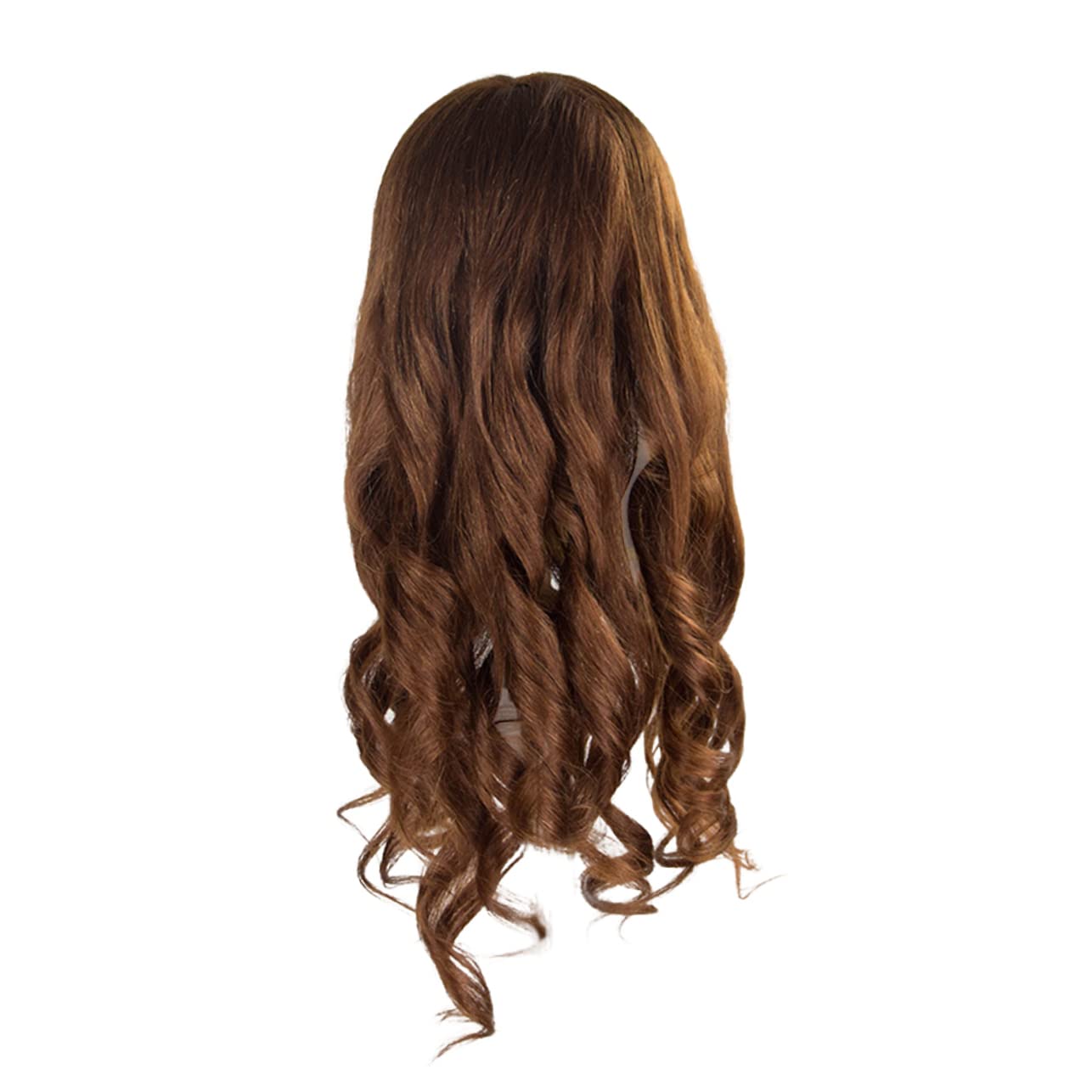 Didiseaon 1pc Hair Hairdressing Practice for Salon Training Brown Mannequin for Hair Styling Braiding Curling Cutting Skills Development