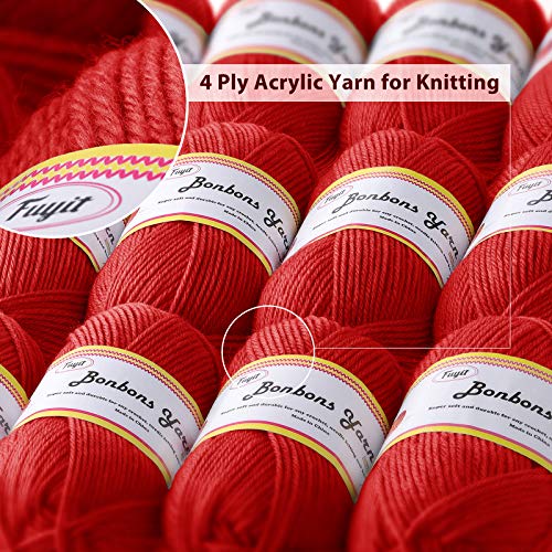 Filato per Maglieria Fuyit Acrilico 600g (12x50g)