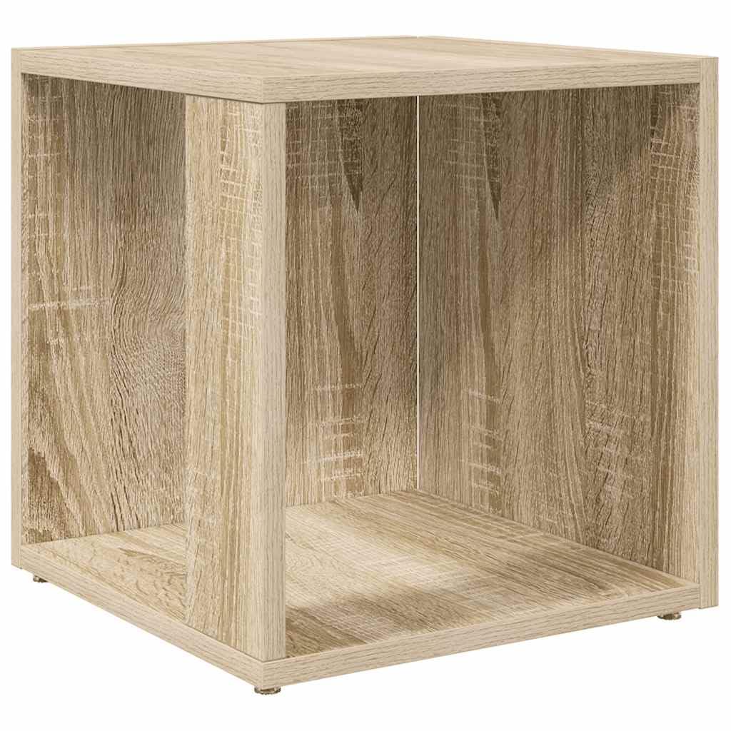 vidaXL Side Table Sonoma Oak 33x33x34,5 cm Engineered Wood — image 1