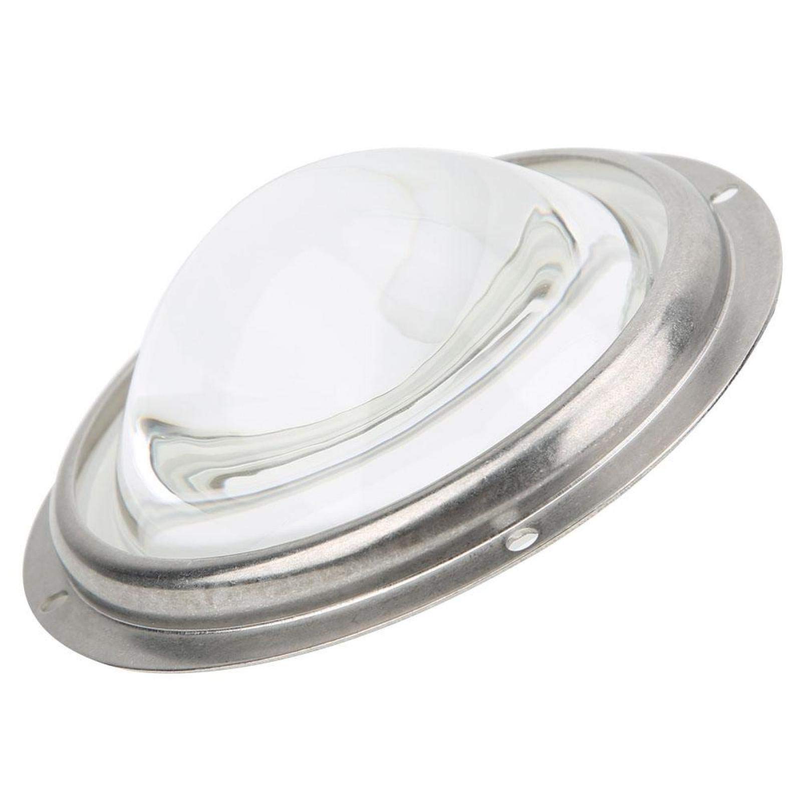 Condensateur LED Plano Convexe Lentille en Verre 100mm avec Support Fixe pour LED de 20W à 200W