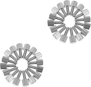 UKCOCO 2 Sets 20pcs Hand Screw Computer Screws PC Case Rgb Computer Case Knurled Thumbscrews Computer Case Thumbscrew Thumb Screw Computer Case Screw Computer Case Thumbscrews Silver PC