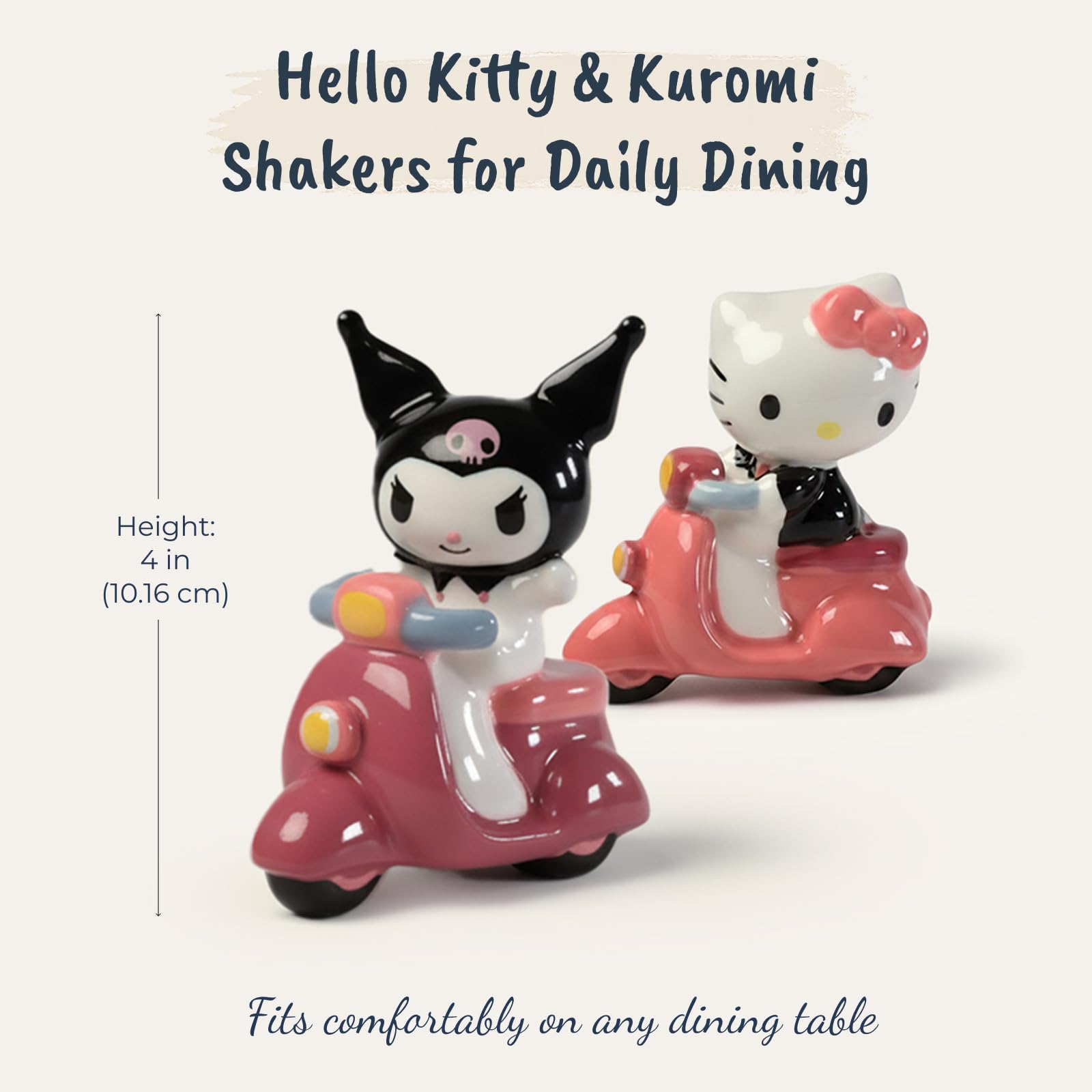 Amazon.com: Blue Sky Clayworks Hello Kitty & Kuromi Scooter Salt
