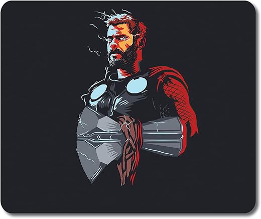 woopme® Anti Skid Super Heroes Designer Mouse Pad Compatible for Laptops and Computers Gaming Mousepad L x H 24 x 20 CMS