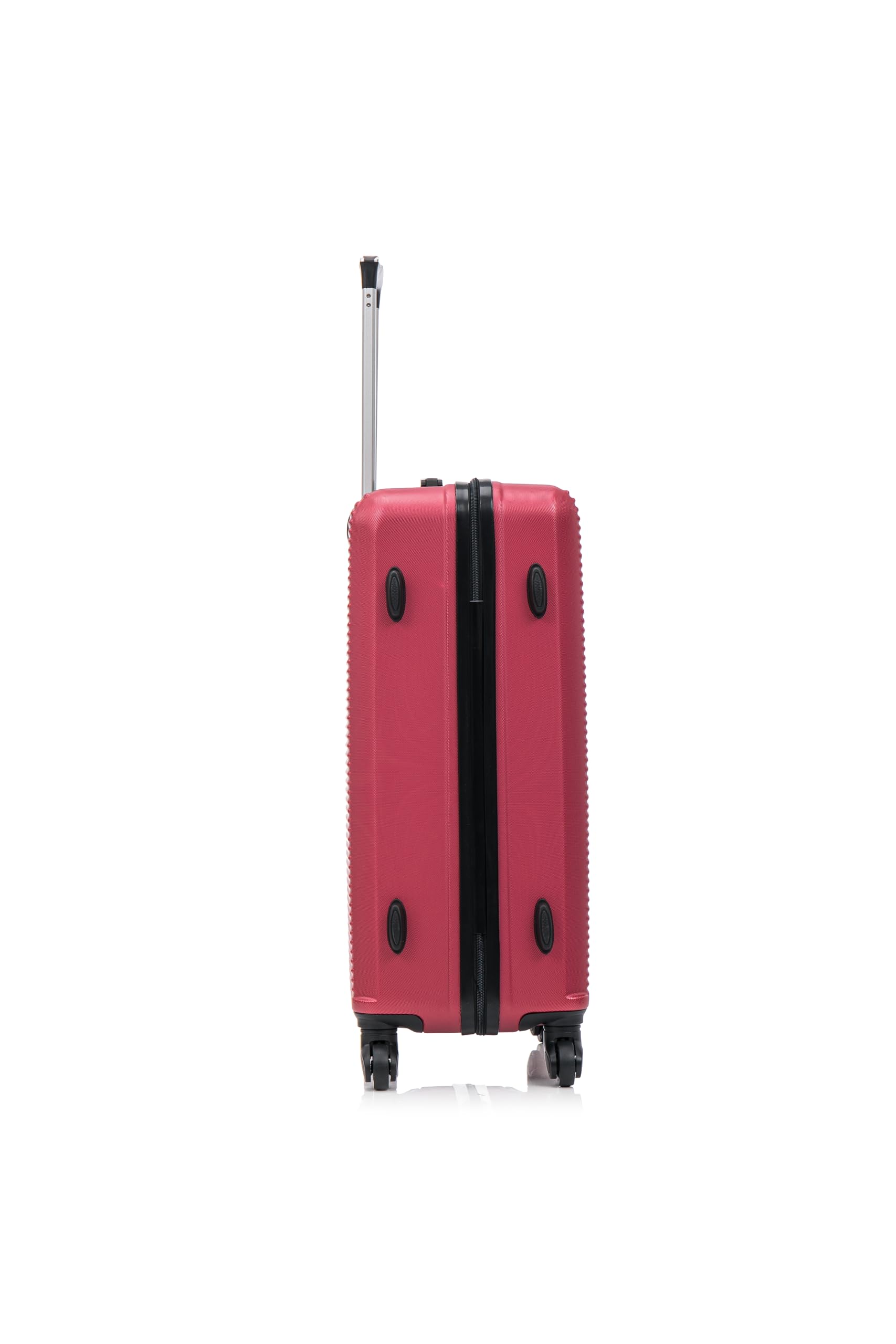 CELIMS - Valigia Media 20 kg Rigida Leggera | Valigia da Stiva 65cm Donna | Lucchetto Integrato | ABS | Trolley Medio 65cm con 4 Ruote | Bordeaux