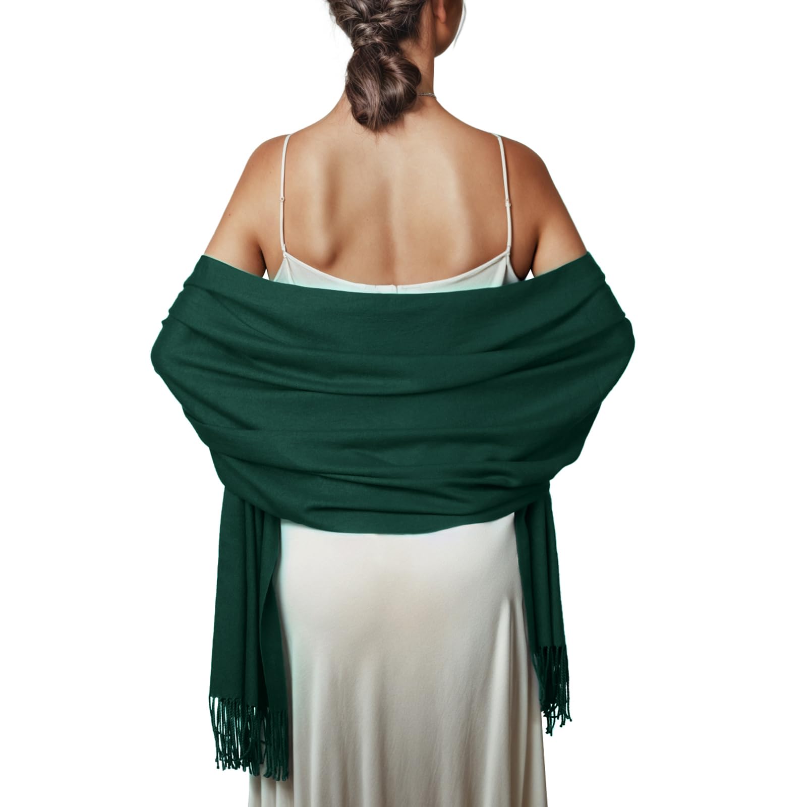 Echarpe Chale Écharpe Femme Hiver Chaud Grosse Echarpes Foulards Pashmina Etole Mariage