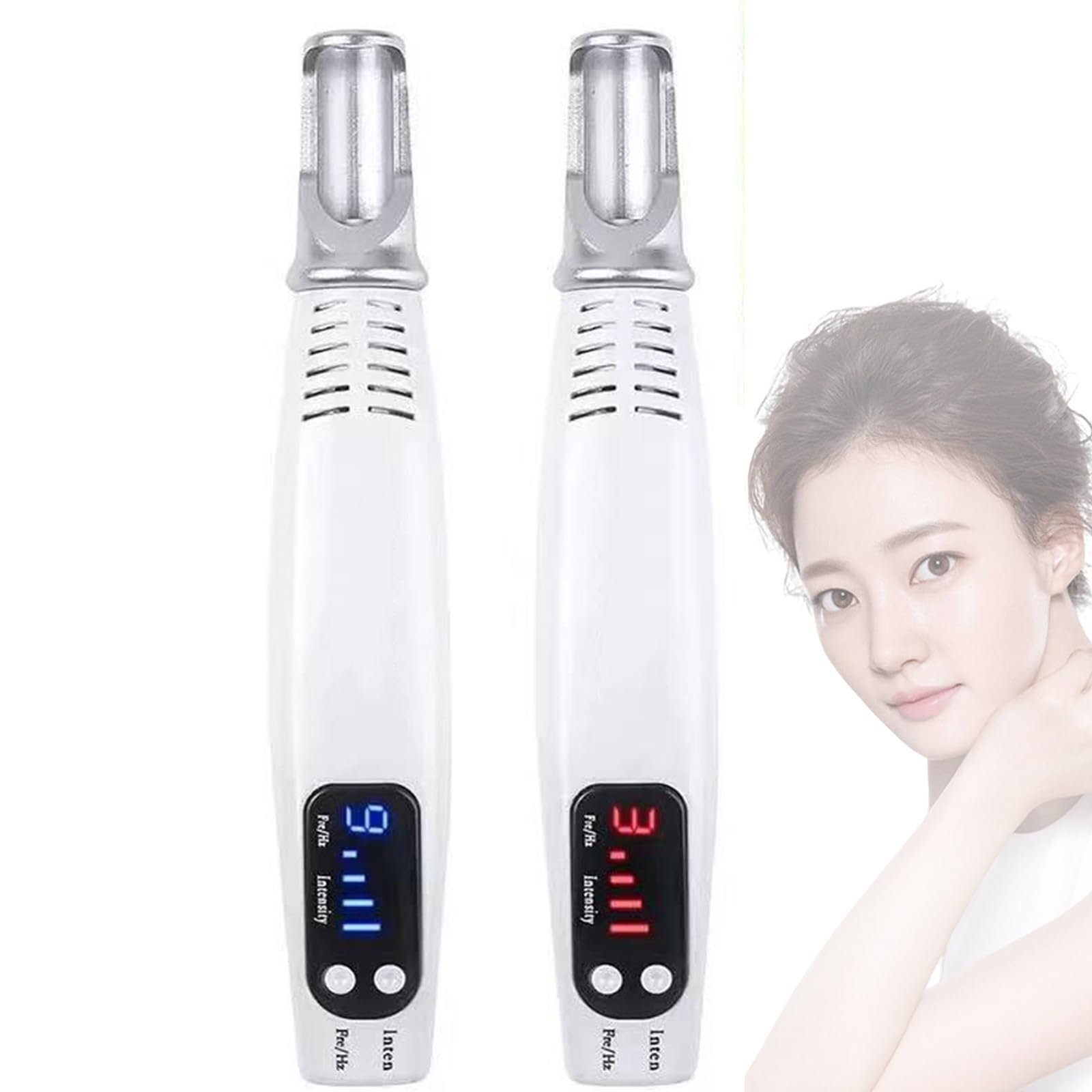 Dhsdlplu Red Picosecond Freckle Scar Tattoo Handheld Pen For Removing Skin Blemishes, Scars, Tattoos, Acne And Skin Spots – Handheld Device For Removing Moles