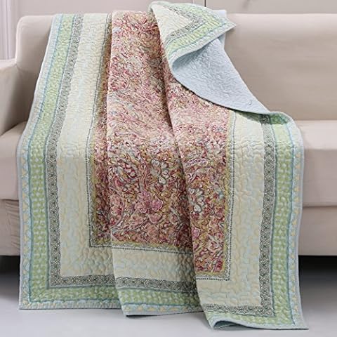Barefoot Bungalow Palisades Pastel Throw, 50"x60" Cover