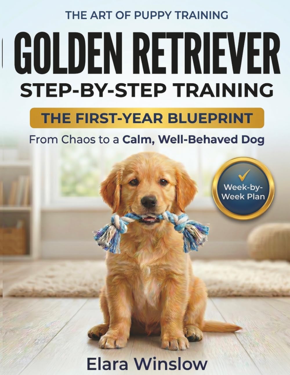 Golden Retriever Step-by-Step Training: The First-Year Blueprint From Chaos to a Calm, Well-Behaved Dog