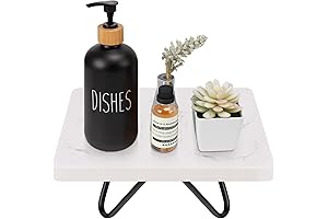 White Marble Risers Elevate Display, Storage