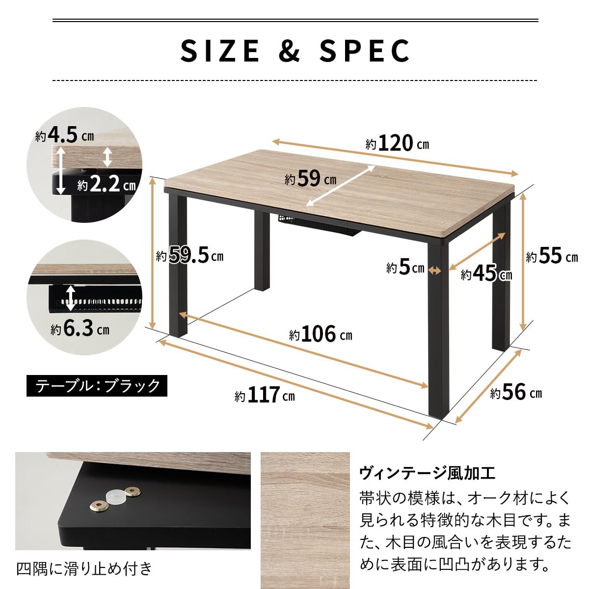 Amazon.co.jp : エムール ハイタイプ こたつ セット こたつ布団 幅 