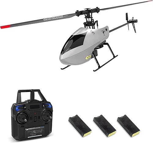 Miniatura 1 de GoolRC Helicóptero RC C129 V2 helicóptero de control remoto de 4 canales con giroscopio de 6 ejes avión RC de 24 GHz con giros 3D retención de