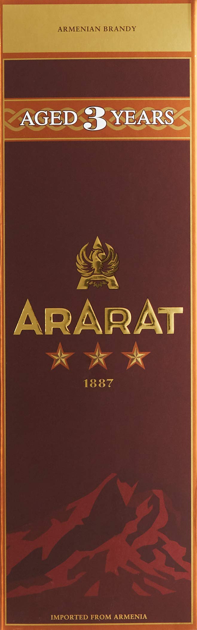 Armenian Brandy Ararat 3 Jahre alt 40% vol. 0,5 L