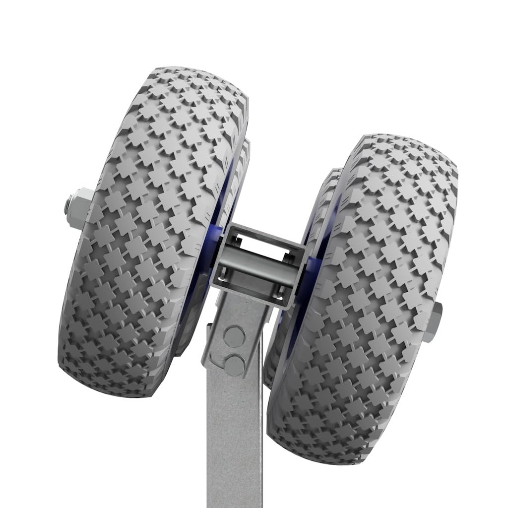 SUPROD Sliprollen Slipwagen Sliphilfe Bootstrailer PU-Reifen Ø 200 mm