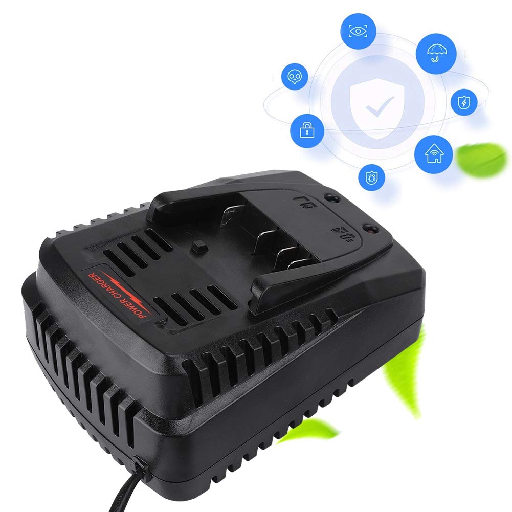 AL1820CV Cargador De Repuesto, Adaptador De Cargador De Iones De Litio Adaptador De Batería De Litio Cargador Para Batería Bosch Batería De Litio De 14,4 V A 18 V(Enchufe de la UE)