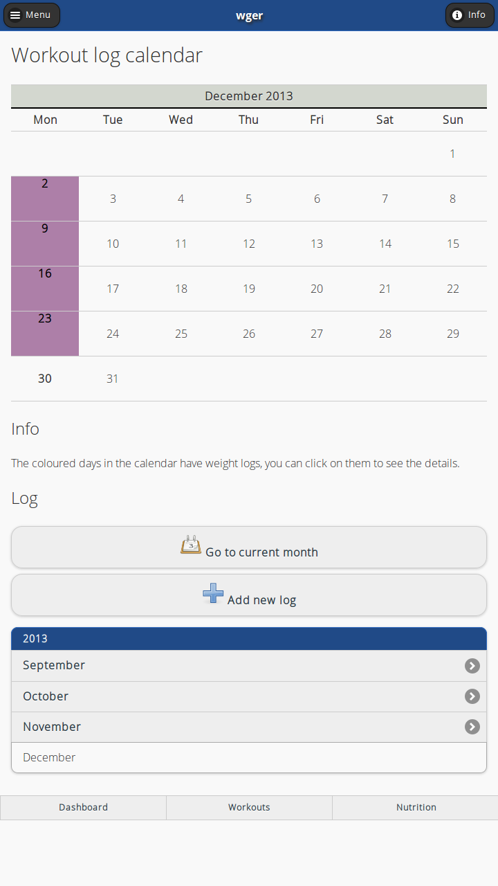 wger Workout Manager App on the Amazon Appstore