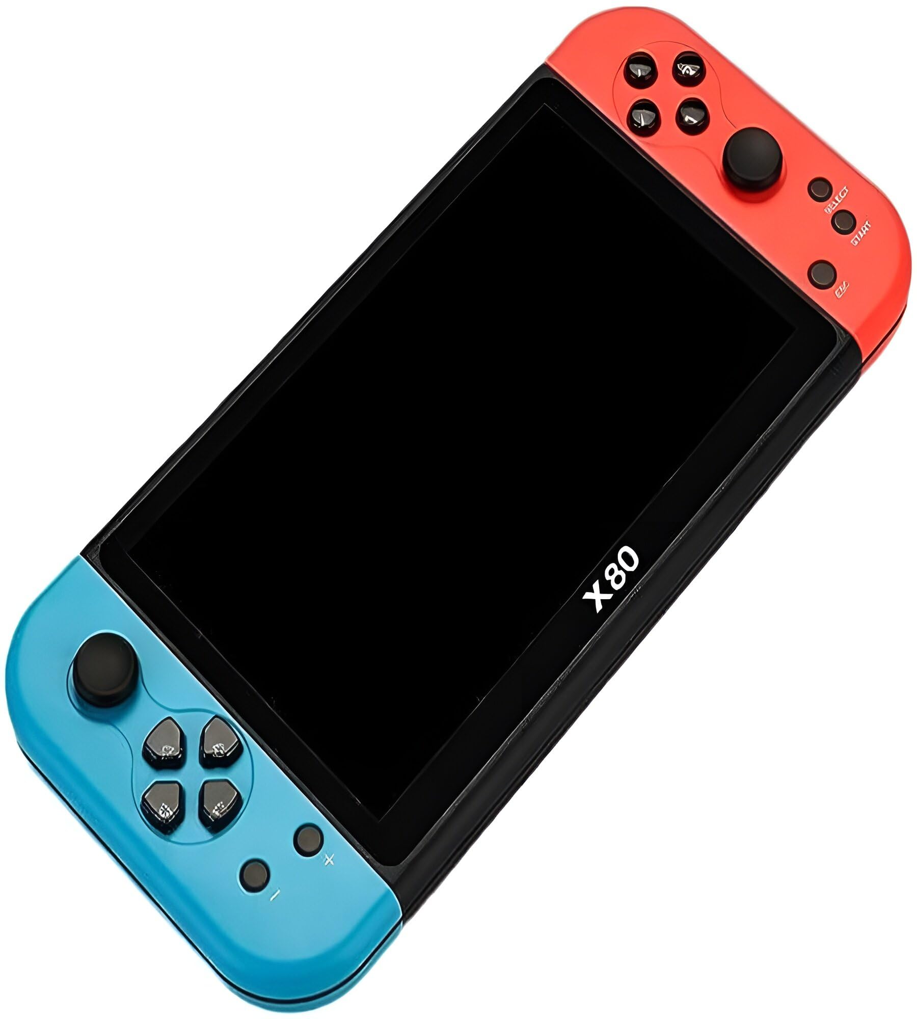 showkah® X80 7-inch Game Console Built-in 20000+ Classic Video Games with HD Output Cable & Support TF Card, Video, Music & E-book Handheld Game Box (X80)