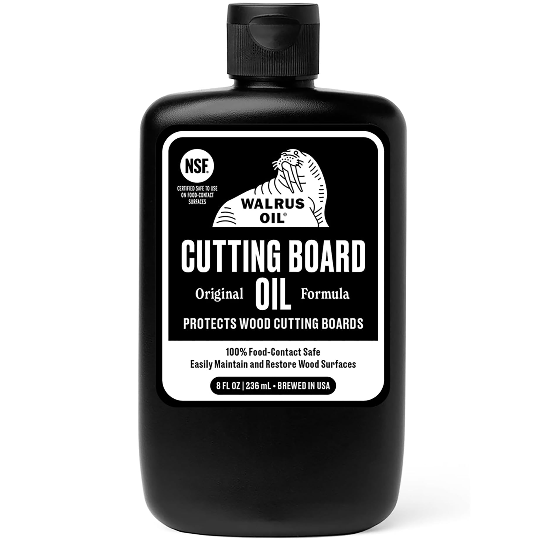 Cutting Board Oil and Wood Butcher Block Oil, 8 oz Bottle, FDA Food-Contact Safe