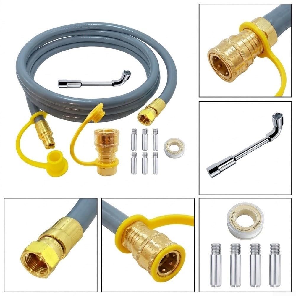 Manguera Gas Propano 10ft 3/8" para Conexión Rápida Manguera