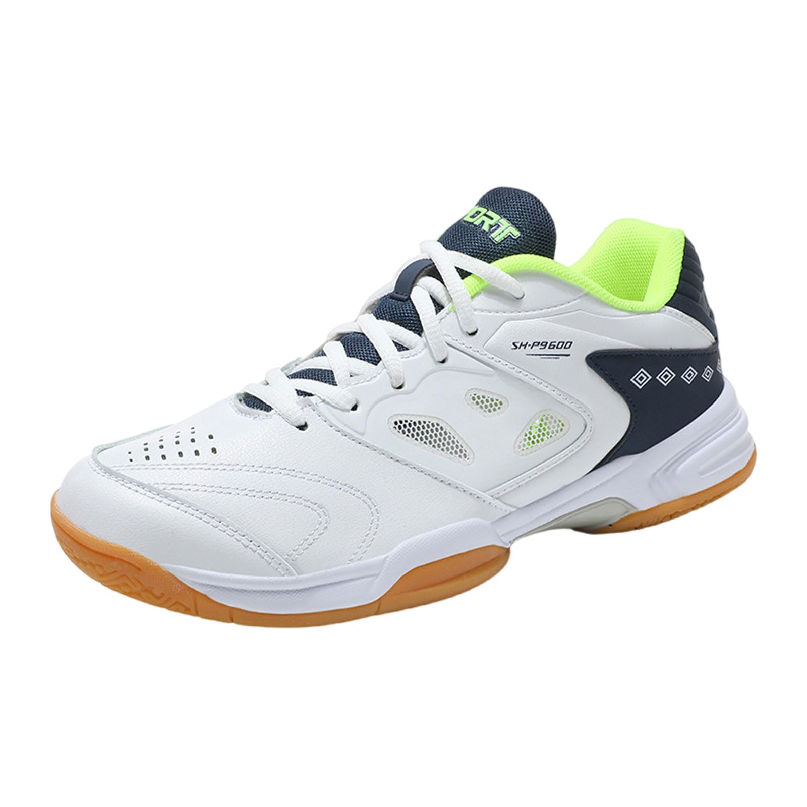 Chaussures de Badminton Respirantes,Squash Volleyball Sneaker,Hommes Chaussures De Badminton,Chaussures d'entraînement de Badminton,Maintien et Amorti,pour Badminton,Volleyball,Squash