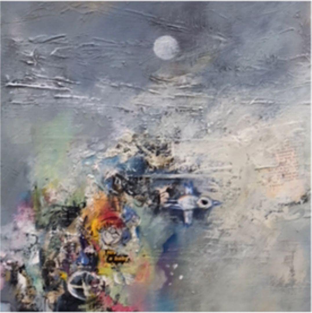 Amazon.co.jp: 田川幸義 1997年作 油彩 油絵 絵画 原画 肉筆